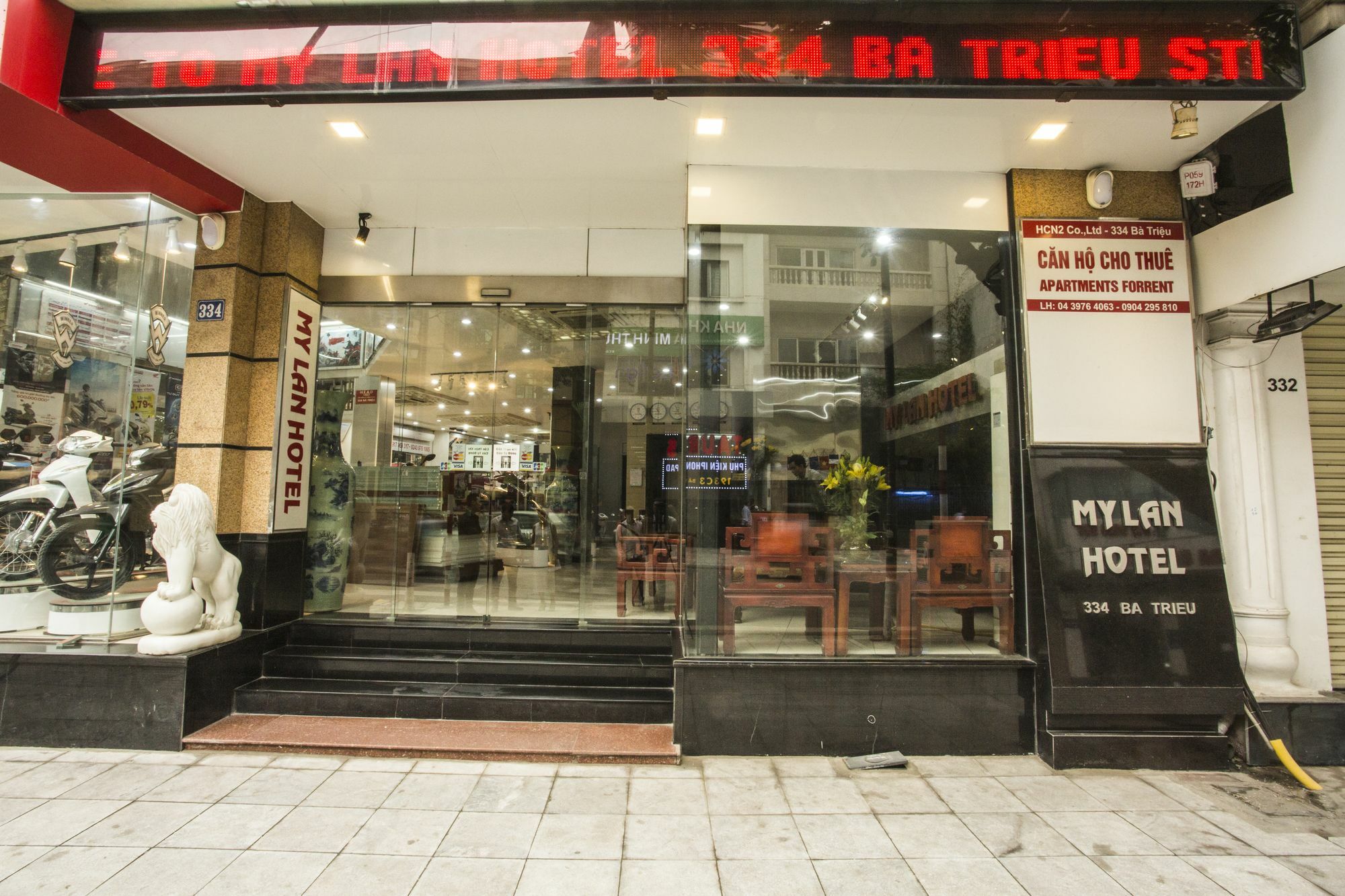 My Lan Hanoi Hotel Bagian luar foto